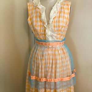 Apricot vintage dress